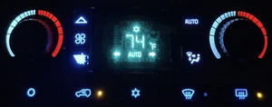 NÚMERO DE PIEZA 15855848 SIERRA SILVERADO OEM CLIMATIZADOR LED AZUL ¡¡LEER!!! - Imagen 1 de 9
