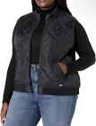 NWT Dickies Size Women’s Plus Quilted Vest XL Black