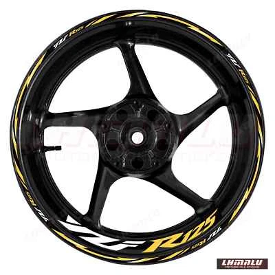 For YAMAHA YZF R125 Waterproof Decal Wheel Reflective RIM Stickers #118 - Изображение 1 из 4