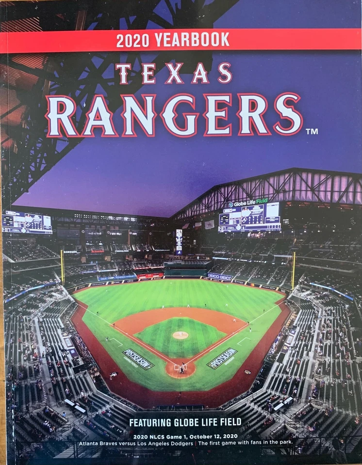 2020 TEXAS RANGERS YEARBOOK MLB PROGRAM 2023 WORLD SERIES 170 PAGES SHIPS NOW ! - Image 1 of 1