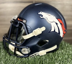 Denver Broncos Riddell Speed Adult Football Helmet NFL Made - Picture 1 of 9