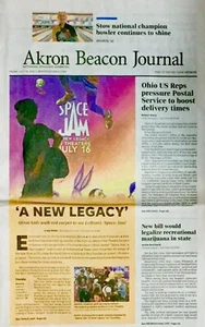 Space Jam 'A New Legacy', Lebron James, Bugs Bunny, Sammlerstück Zeitungscover - Bild 1 von 4