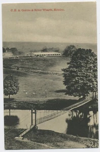 C.H.A. Centre & River Wharfe Hebden Yorkshire Vintage Postcard N8 - Picture 1 of 2