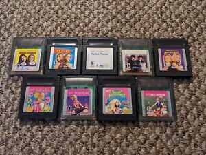 Lot 9 GameBoy Color Mary-Kate Ashley Olson Barbie Girls Tested Working