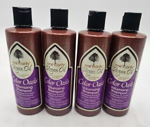 Lot of 4-ONE 'N ONLY ARGAN OIL COLOR OASIS VOLUMIZING SHAMPOO 12 OZ-NEW! - Picture 1 of 2