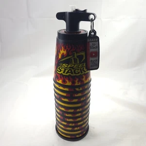 Speed Stacks 12 WSSA Cups Fire Flame With Quick Release Holder and Cup Keeper - Picture 1 of 10