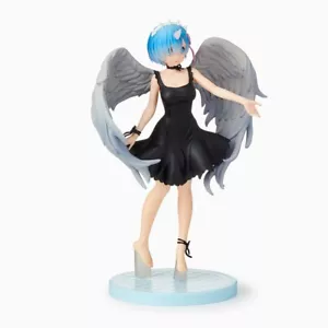 Sega Re:Zero Rem LPM Figure Oni Tenshi Ver. Black Fallen Angel Figure US Seller! - Picture 1 of 3