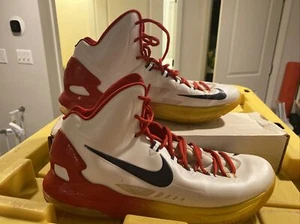 Nike Kd V Elite Miami Heat Unreleased 1/1 Sales CFM Sample 10.5 Red Black Yellow - Picture 1 of 8
