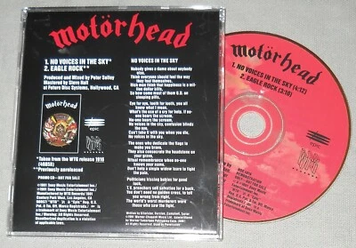 MOTORHEAD No Voices in the Sky/Eagle Rock CD promo-only 1991 US single NM/NM/VG+ Foto 1 de 2