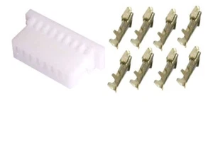 Micro Mini JST-SH 1.0mm 8-Pin Female Connector with Crimp Contacts Pin 50 Sets - Picture 1 of 5
