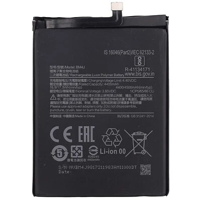 BATTERIA BM4J PER XIAOMI REDMI NOTE 8 PRO M1906G7G 4500 mAh QUALITA' ORIGINALE