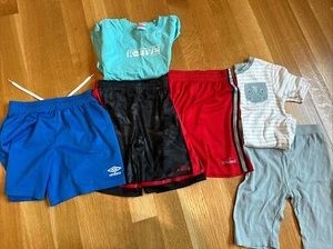 Lot 4 Boys Sz 7 Umbro Spalding Athletic Shorts Gap Short cargo Pants S 6-7 - Picture 1 of 17