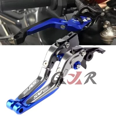 For SUZUKI SV 1000 S SV1000S 2003-2007 Folding Adjustable Brakes Clutch Levers - Image 1 of 4