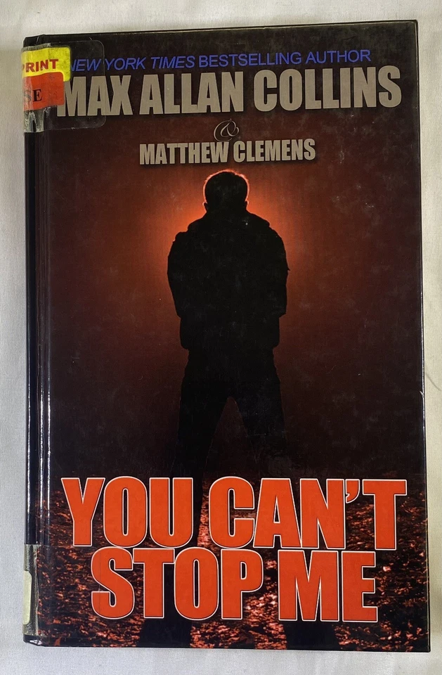 You Can't Stop Me Collins, Max Allan; Clemens, Matthew Ex Library Large Print HC - Image 1 of 4