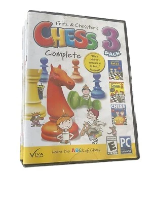 New Fritz & Chesster’s Chess Complete 3 Pack - PC Game Viva Media Learn To Play - Image 1 of 3
