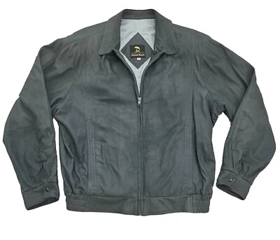 Chaqueta Hombreras Neiman Marcus Cuero Flexible Años 90 De Colección 38 Nueva York Moda Foto 1 de 4