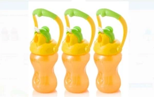 Evenflo Feeding Advanced Swing Handle Straw Cup - 10oz, Yellow/Orange, 3ct - Picture 1 of 3