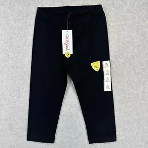 Leggings Capri Cat & Jack Bambini Ragazze Nero Ebano Pull On Medium 7 8 Resistenti Nuovi con etichette - Foto 1 di 8