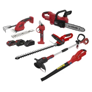 Sealey 6 Piece Garden Maintenance Combo Kit SV20 Series Leaf Blower Shears Tools - Picture 1 of 7