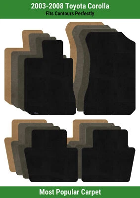 Tapetes carpete Lloyd Ultimat fileira dianteira e traseira para Toyota Corolla 2003-2008  - Imagem 1 de 4