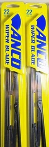 92-2011 CROWN VICTORIA MARQUIS TOWN CAR ANCO SET OF 2 PC 22INCH WIPER BLADE NEW  - Picture 1 of 1