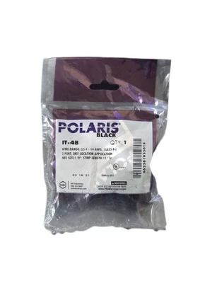 Polaris 4-14 AWG Bagged Insulated Tap Connector, Black - Image 1 of 2