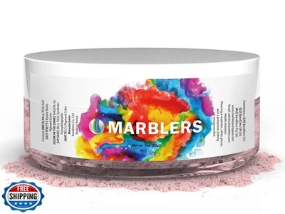 MARBLERS Pink Mica Powder Colorant [Eggshell Pink] 1oz (28g) | Cosmetic | Epo - Image 1 of 4