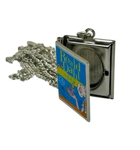 Handmade MATILDA BOOK LOCKET NECKLACE roald dahl CHILDREN gift boxed PHOTOS - Picture 1 of 3