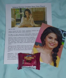 SELENA GOMEZ Set Edición Limitada OREO Chocolate Canela Galletas +ARTÍCULO+FOTO - Imagen 1 de 1