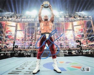 Foto autógrafa firmada por Cody Rhodes WWE 8x10 Beckett BAS The American Nightmare - Imagen 1 de 1