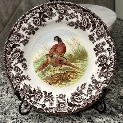 Spode Woodland Salad Plate - Pheasant - Image 1 of 4