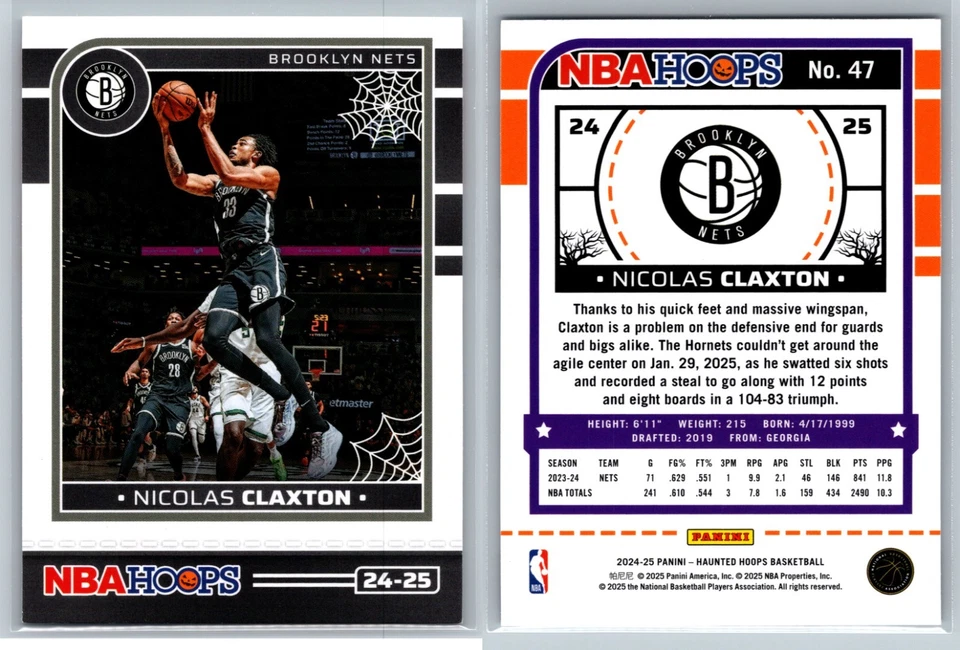 2024-25 Panini NBA Haunted Hoops BASE #1-200 You Pick & Complete a Set! - Image 1 of 1