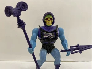 MOTU He-Man Vintage 1983 Battle Armor Skeletor Figure 100% Complete, View Clip - Picture 1 of 12
