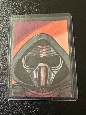 2024 Topps Star Wars Kylo Ren Sketch Card 1/1 - Image 1 of 2