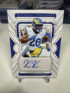 2024 Panini National Treasures Football Kamren Kitchens #108 Auto (RC) /99 - Picture 1 of 2