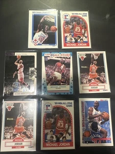 9 Karten Lot 1990-91 Fleer - Michael Jordan #26 Black Line und vieles mehr! Siehe Bild - Bild 1 von 16