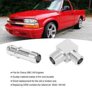 Car Heater Hose Fitting 3/4in Water Pump 5/8in 90 Degrees 9514X Replacement For - Picture 1 of 10