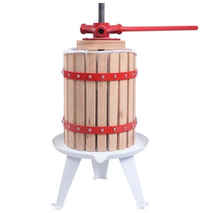 1.6 Gallon Fruit Wine Press Cider Apple Grape Crusher Juice Maker Tool Wood New - Picture 1 of 12