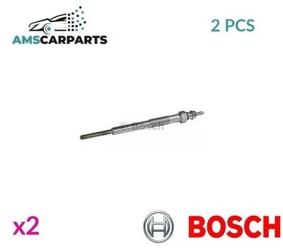 ENGINE GLOW PLUGS F 01G 004 01Z BOSCH 2PCS NEW OE REPLACEMENT - Image 1 of 4