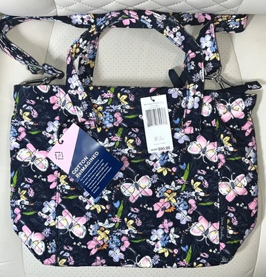 Vera Bradley Multi-Strap Shoulder Bag Bloom Boom Navy NWT!!! - Image 1 of 4