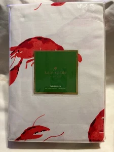 Kate Spade New York Lobster Fete Tablecloth 60" x 120" - New Factory Sealed - Picture 1 of 9