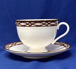 Lenox Mosaico d’Italia Cipresso Cup and Saucer - Picture 1 of 8