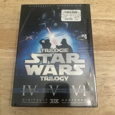 STAR WARS Original Unaltered Theatrical Trilogy DVD  6-Disc-Limited Ed. OOP NEW - Image 1 of 4