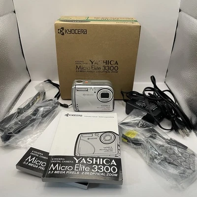 Vintage Y2K Kyocera Yashica Digital Camera Micro Elite 3300 3.3 MP - TESTED - Image 1 of 4