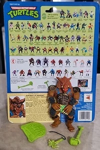 Figura completa de colección 1991 TMNT Teenage Mutant Ninja Turtles Rahzar tarjetero - Imagen 1 de 8