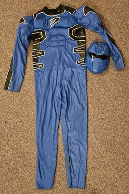 Disney Power Rangers Disfraz de Halloween Furia de la Selva Azul Niños Talla  Foto 1 de 4