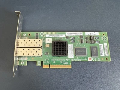 LSI H3-25077-01E Dual-Channel 4GB Fibre Channel PCI Express Network Adapter Card - Image 1 of 3