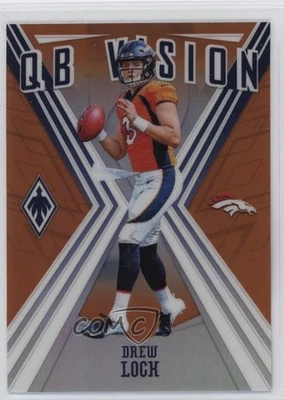 2019 Panini Phoenix QB Vision Orange /99 Drew Lock #4 Rookie RC - Image 1 of 2