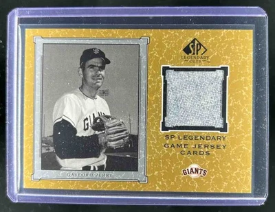 2001 SP Legendary Cuts Gaylord Perry Game Jersey #J-GP Giants - Image 1 of 2
