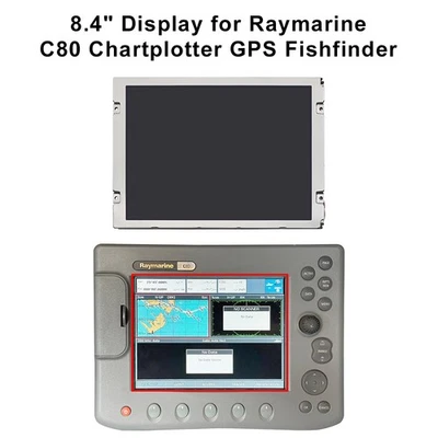 8.4" Display for Raymarine C80 Chartplotter GPS Fishfinder Repair - Image 1 of 4